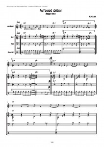 Auszug: Bossa Nova "Antonios Dream" von Martin Müller