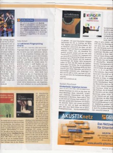 Aktuelle Rezensionen in der Akustik Gitarre Aktuelle Rezensionen in der Akustik Gitarre